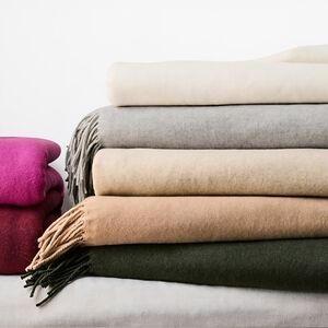 Williams Sonoma Cashmere Throw - Thumbnail 4